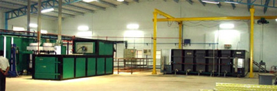 Al Extrusion Auto Powder coating plant